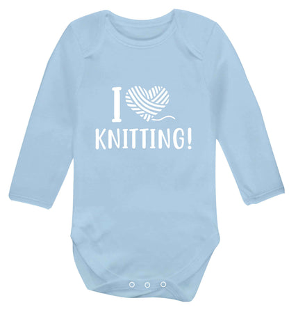 Merry Christmas baby vest long sleeved pale blue 6-12 months