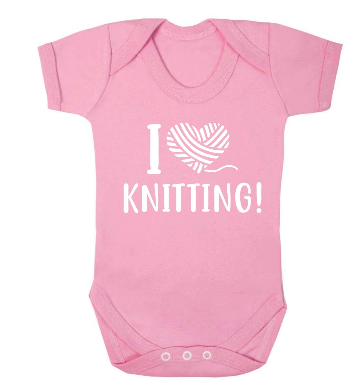 I love knitting Baby Vest pale pink 18-24 months