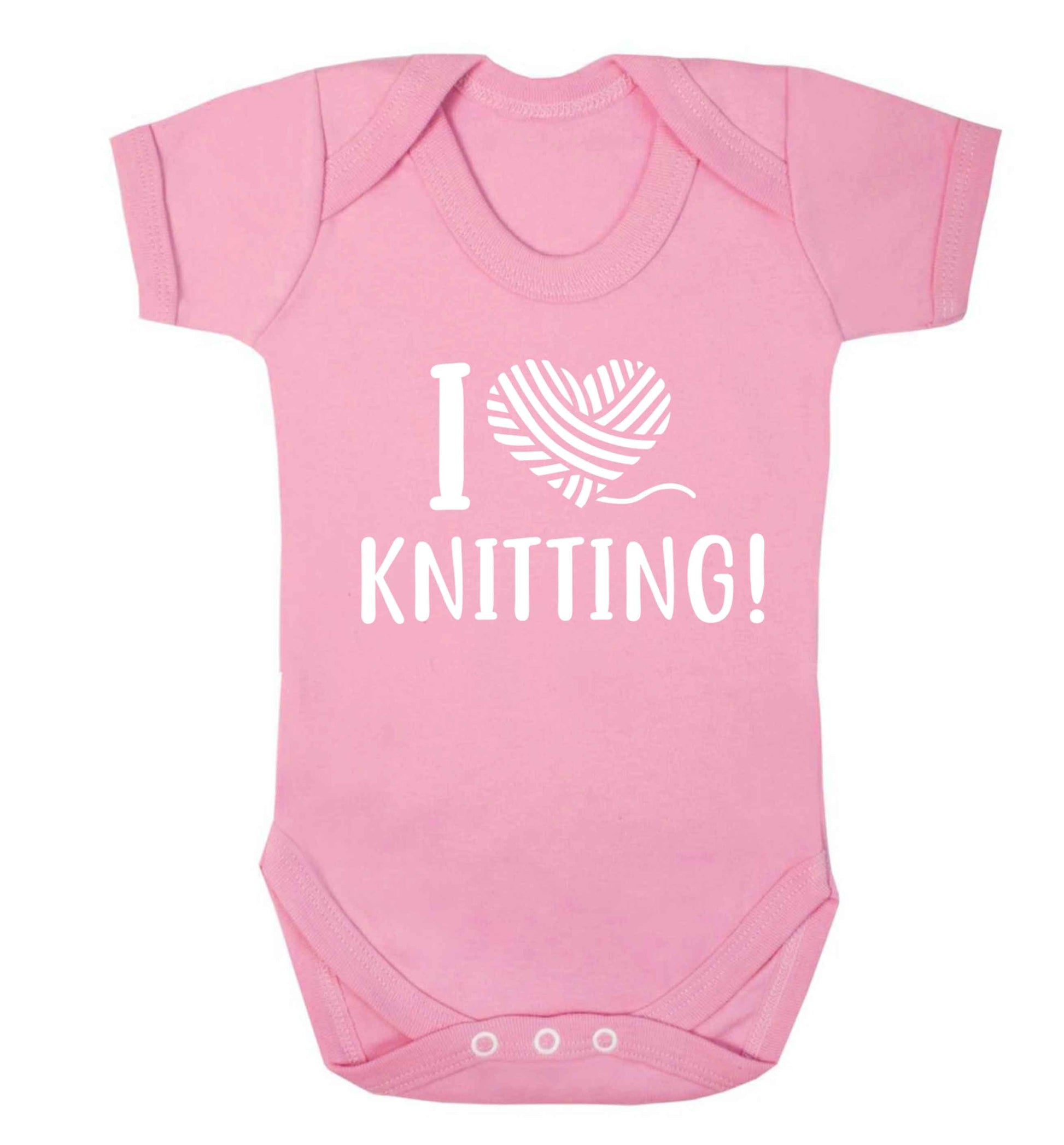 I love knitting Baby Vest pale pink 18-24 months