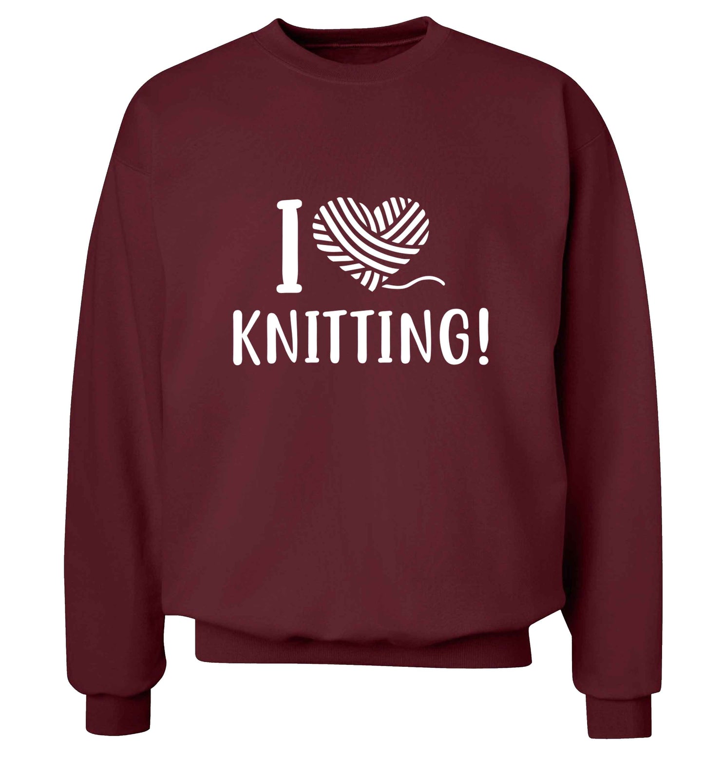 Merry Christmas adult's unisex maroon sweater 2XL