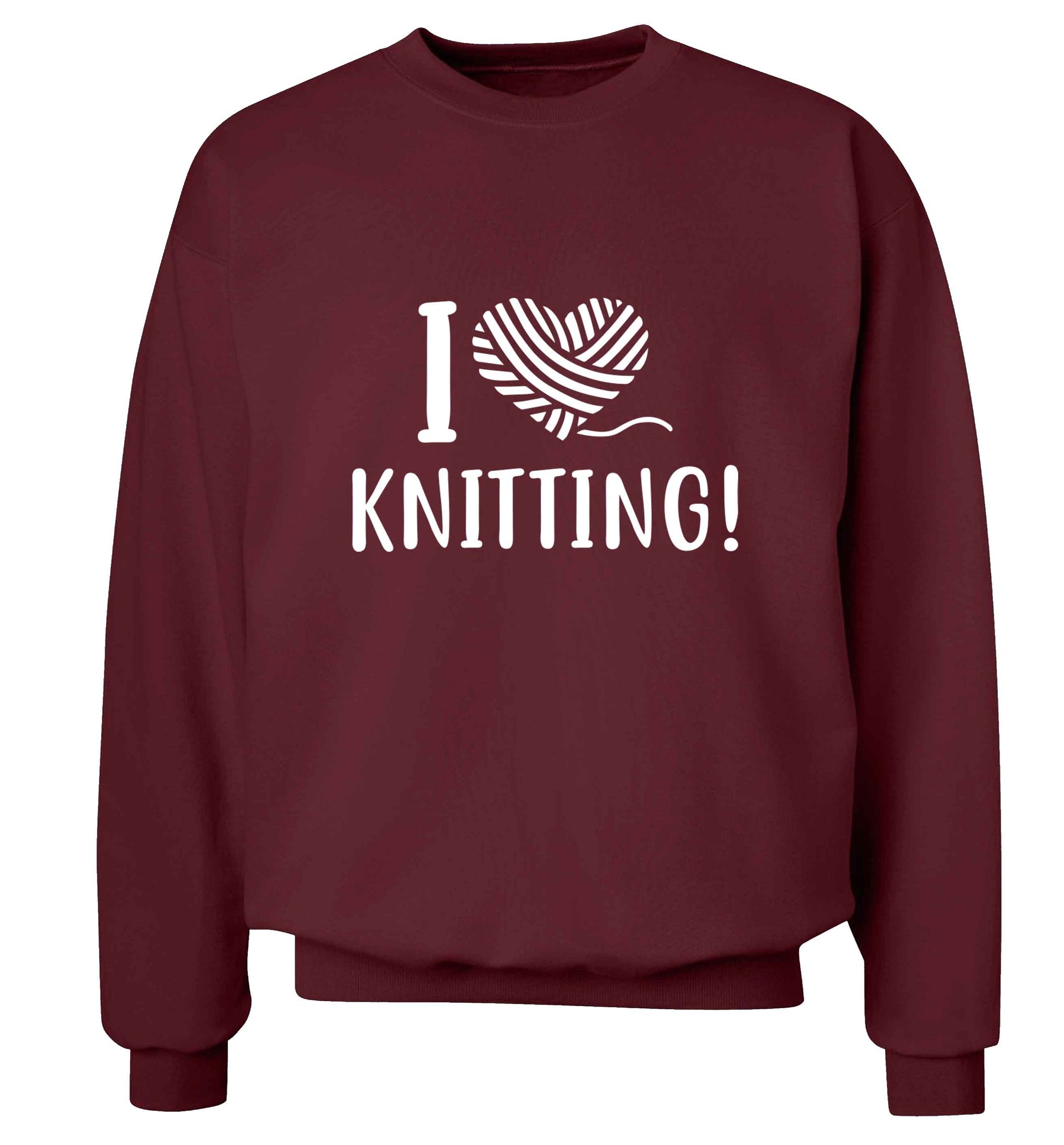 Merry Christmas adult's unisex maroon sweater 2XL