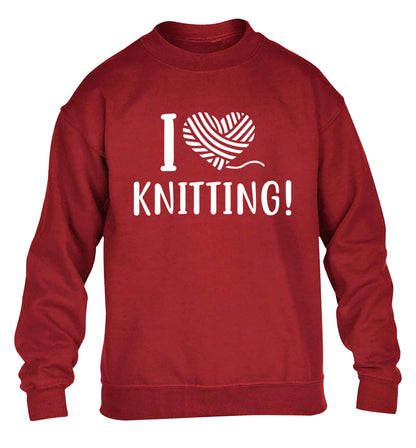 I love knitting children's grey sweater 12-13 Years