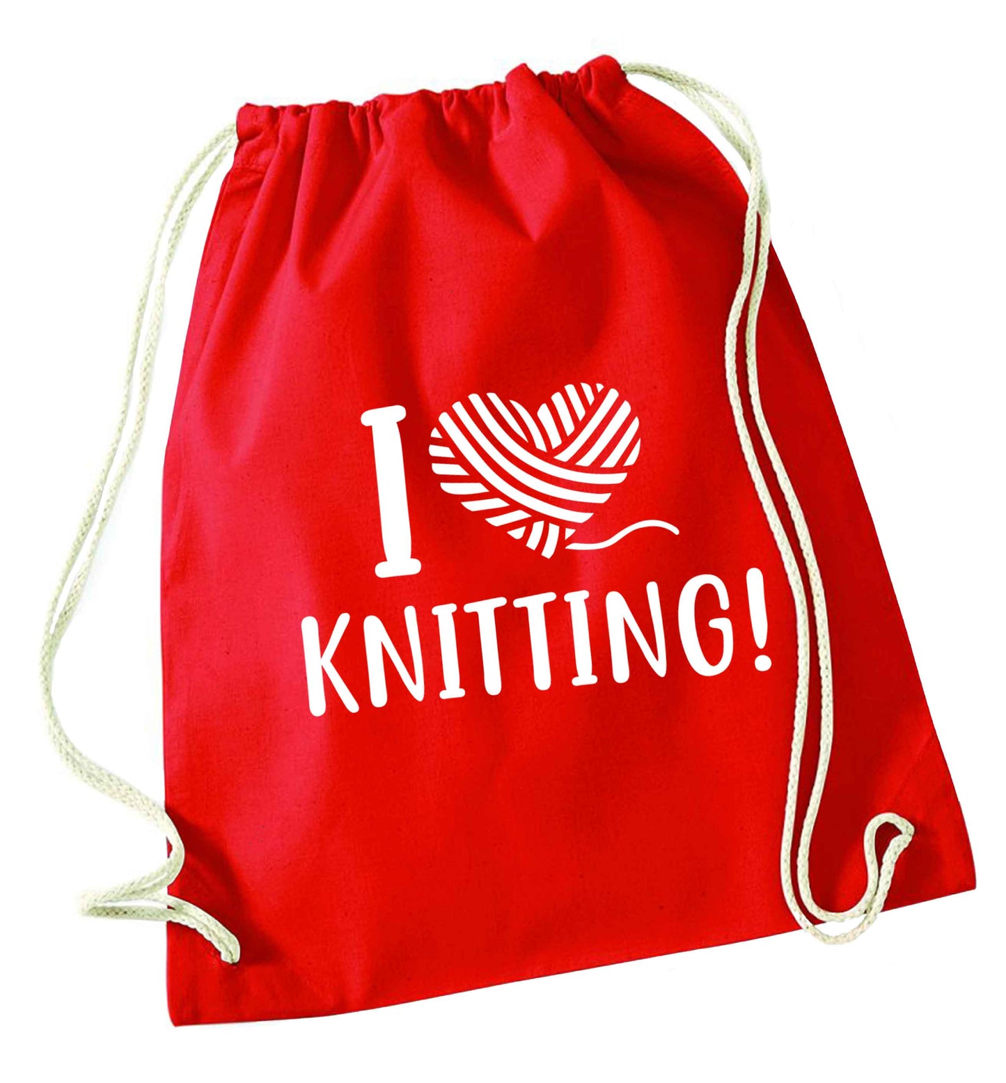 Merry Christmas red drawstring bag 