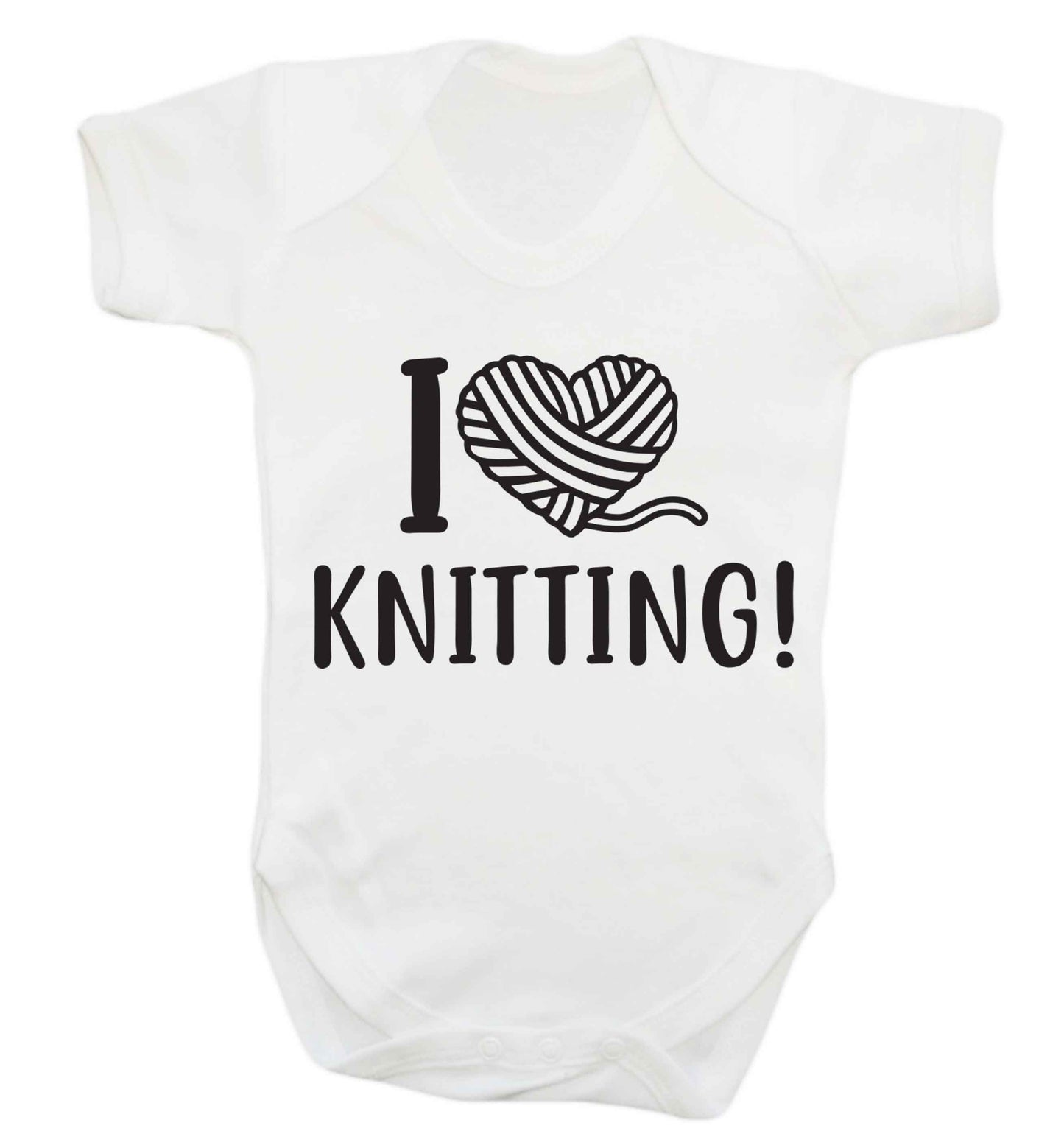 I love knitting Baby Vest white 18-24 months