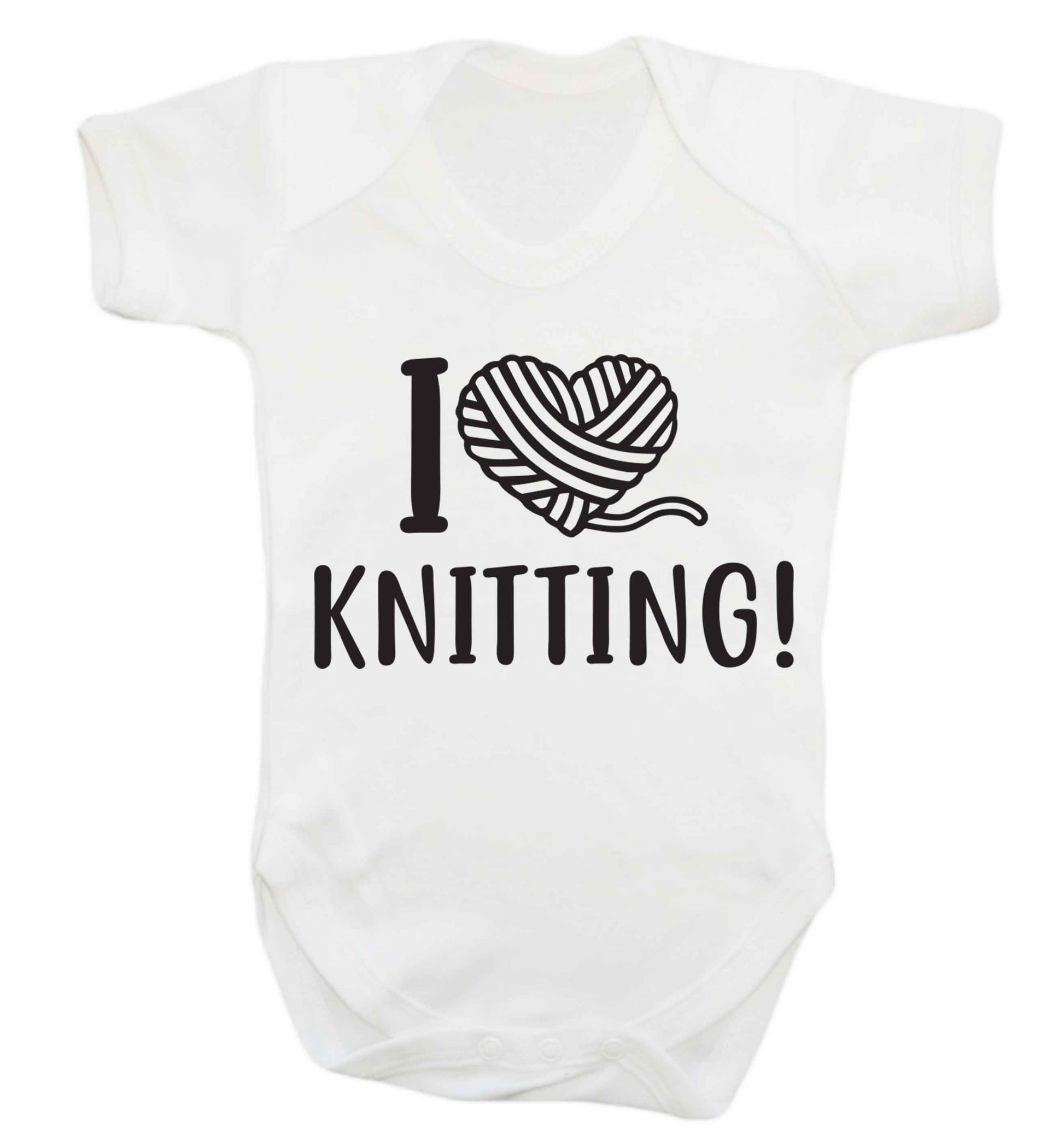 I love knitting Baby Vest white 18-24 months