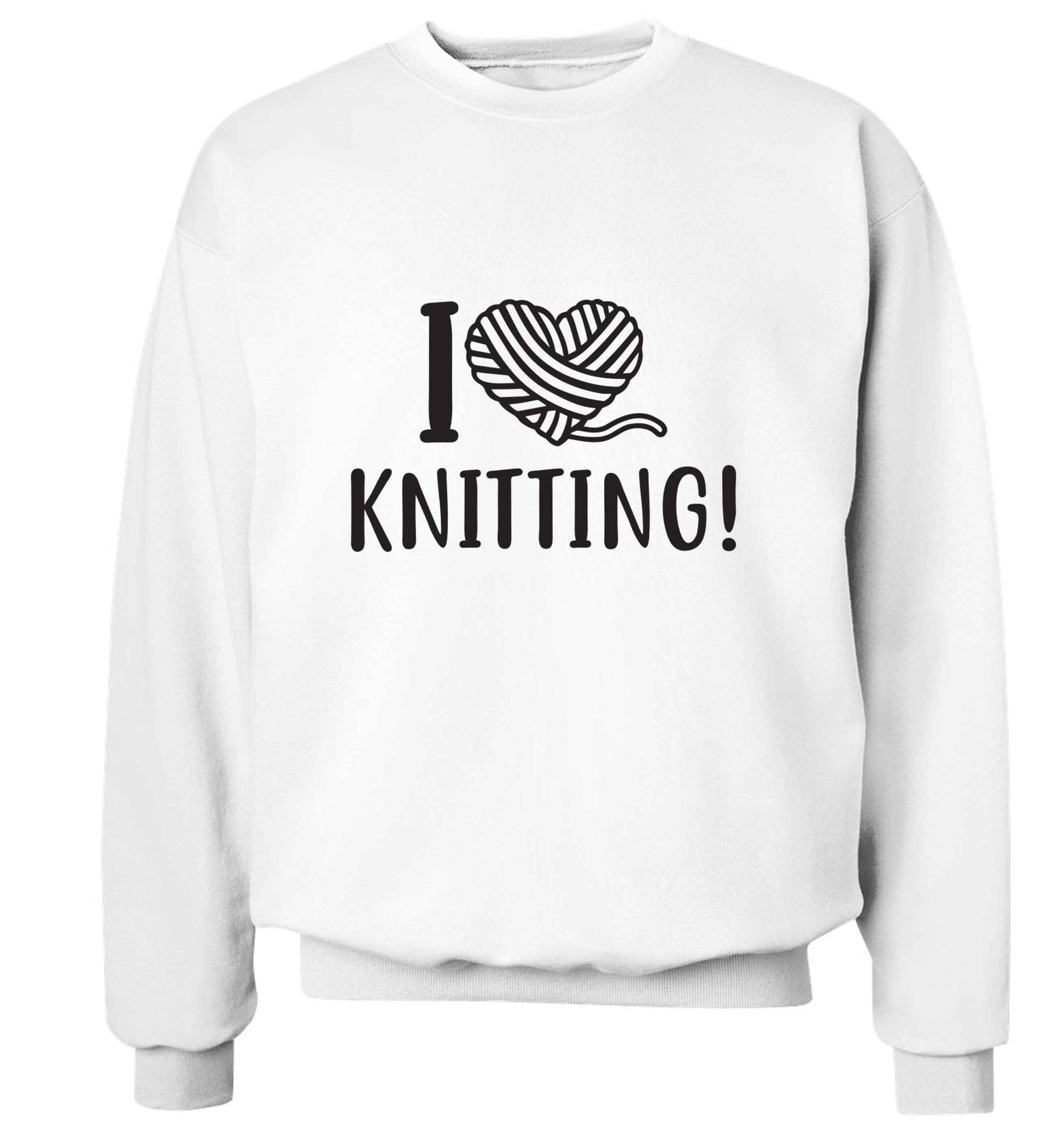 Merry Christmas adult's unisex white sweater 2XL