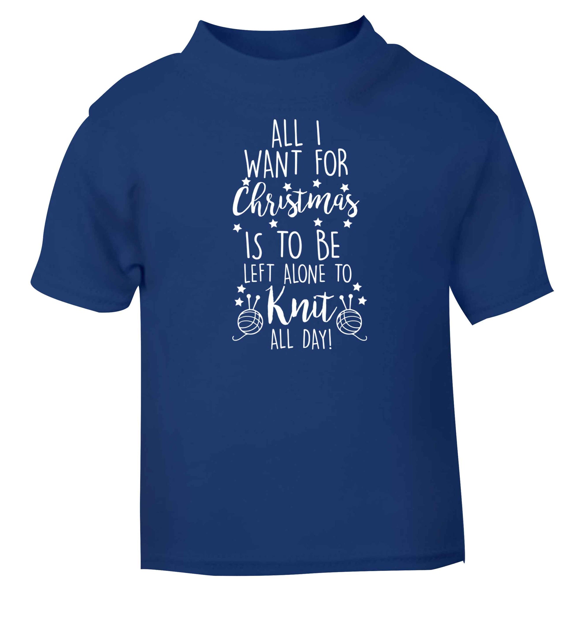 Merry Christmas blue baby toddler Tshirt 2 Years