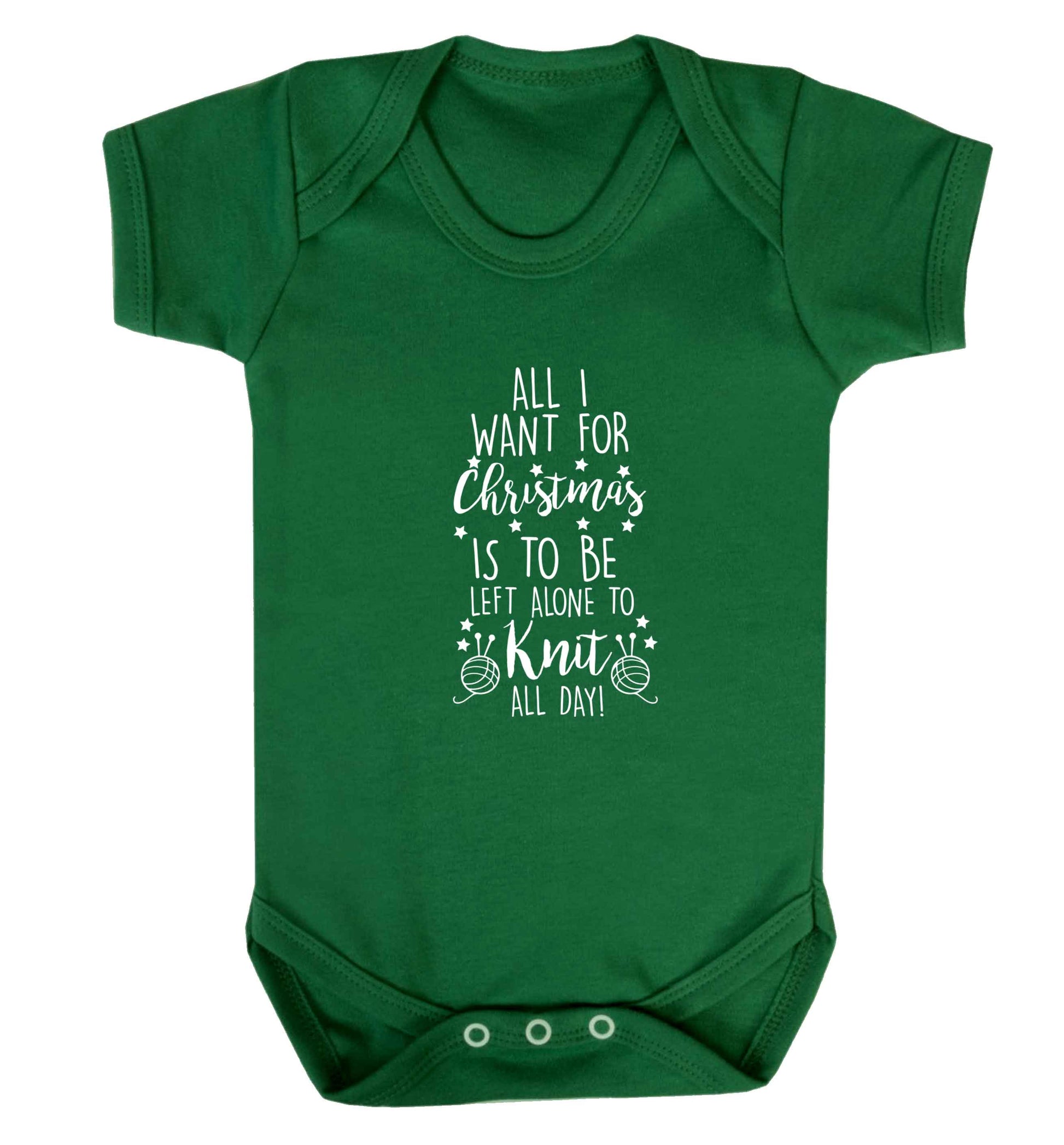 Merry Christmas baby vest green 18-24 months