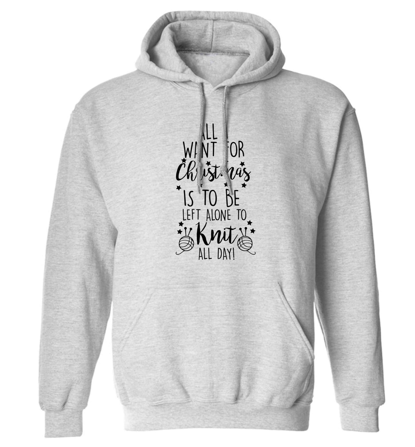 Merry Christmas adults unisex grey hoodie 2XL