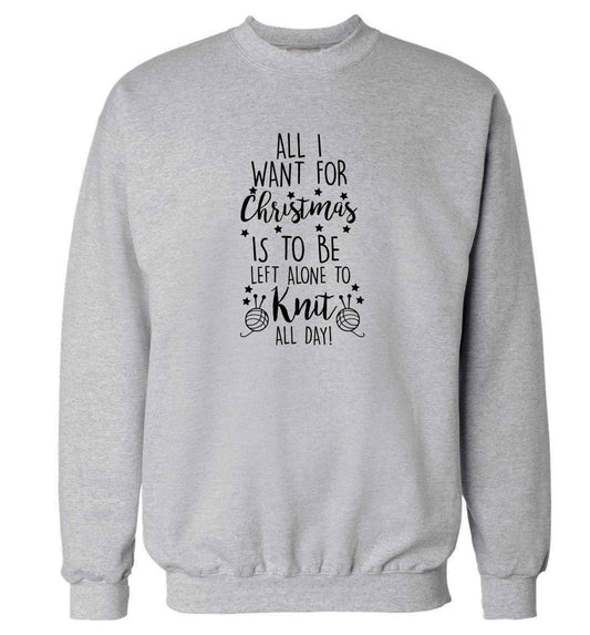 Merry Christmas adult's unisex grey sweater 2XL