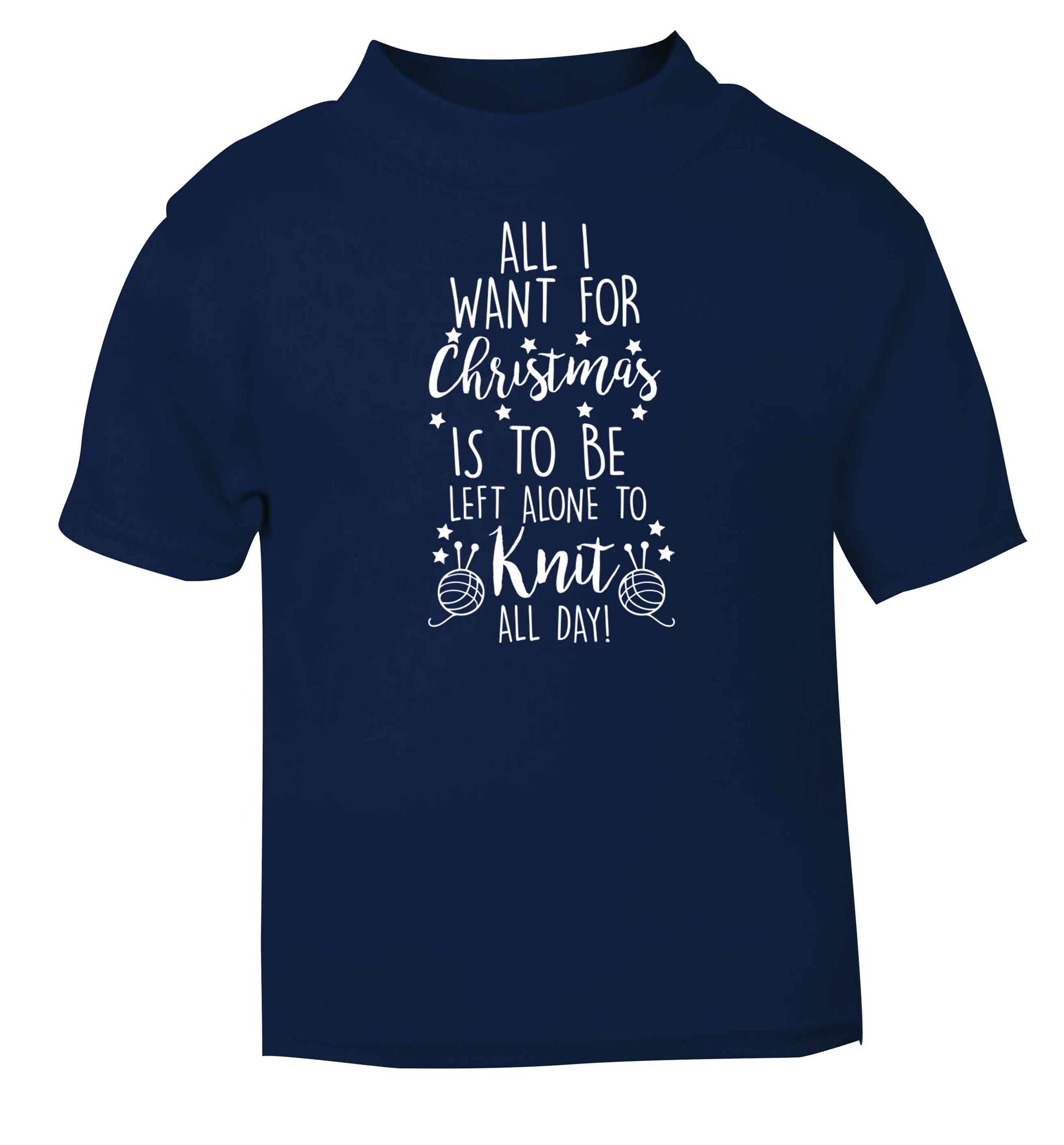 Merry Christmas navy baby toddler Tshirt 2 Years