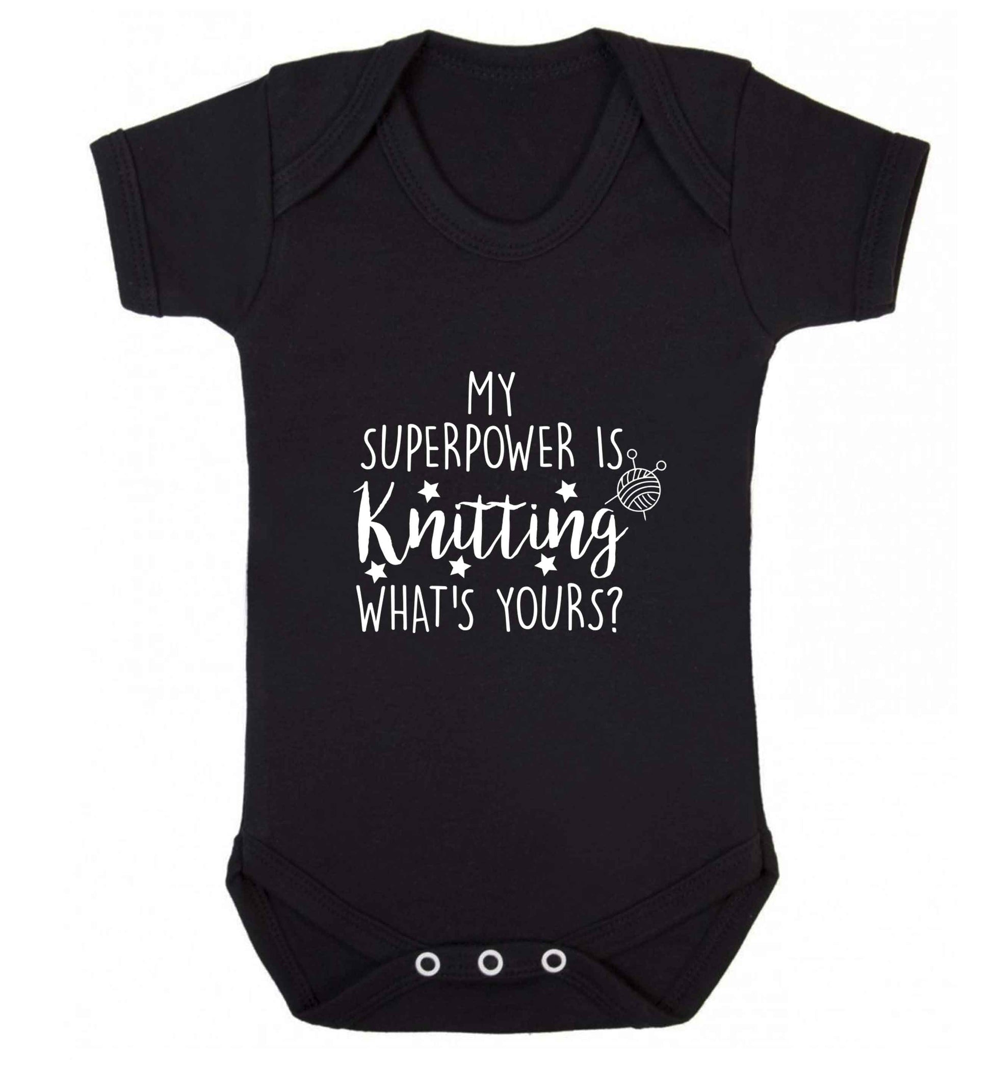 Merry Christmas baby vest black 18-24 months