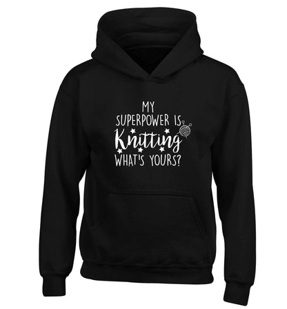 Merry Christmas children's black hoodie 12-13 Years