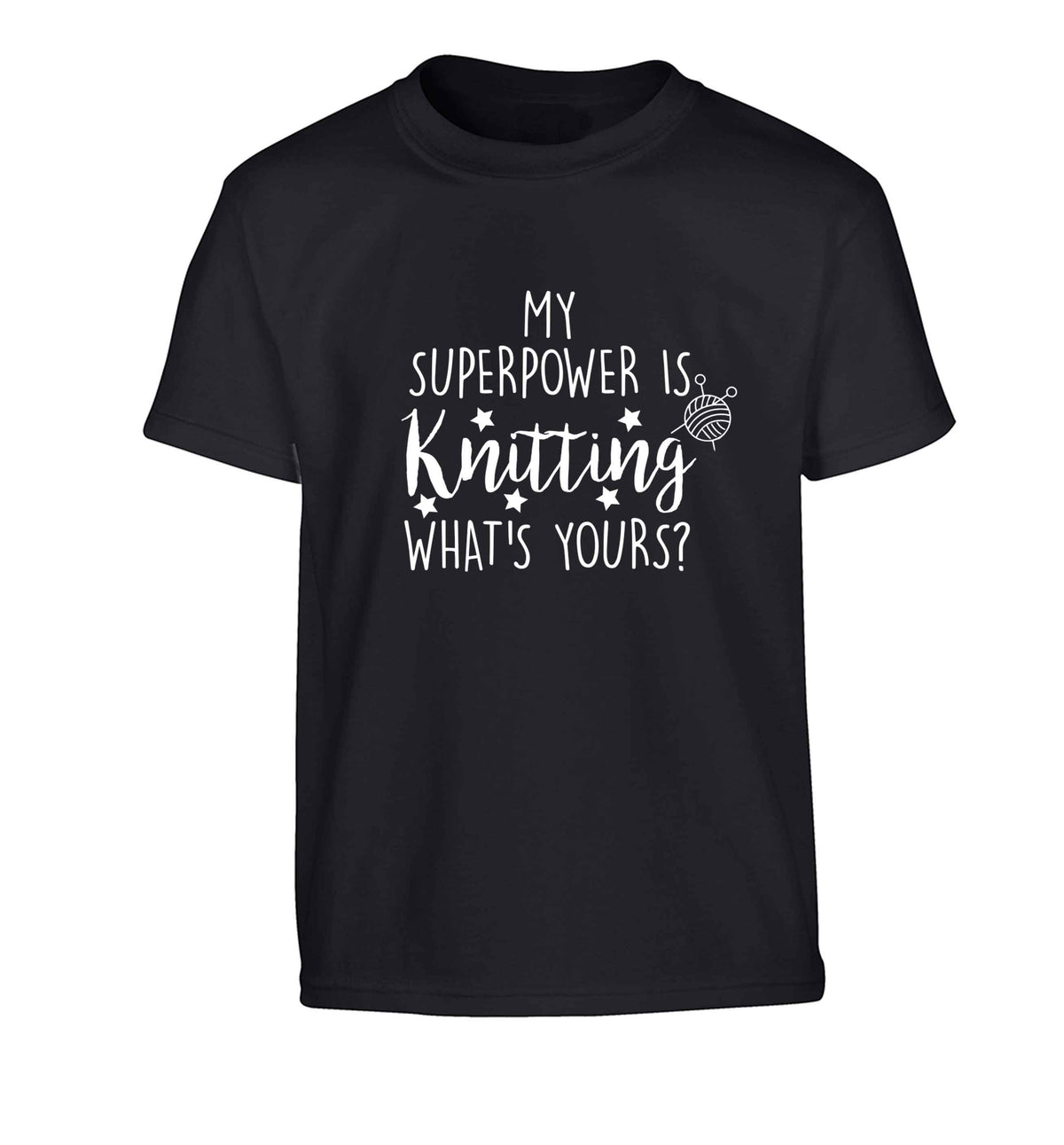 Merry Christmas Children's black Tshirt 12-13 Years
