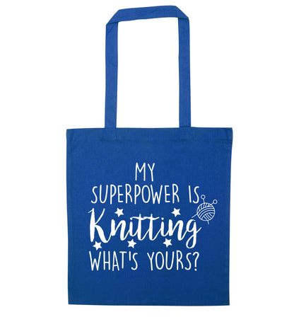Merry Christmas blue tote bag