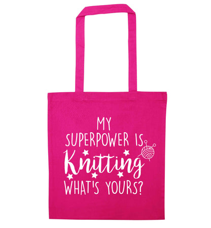 Merry Christmas pink tote bag
