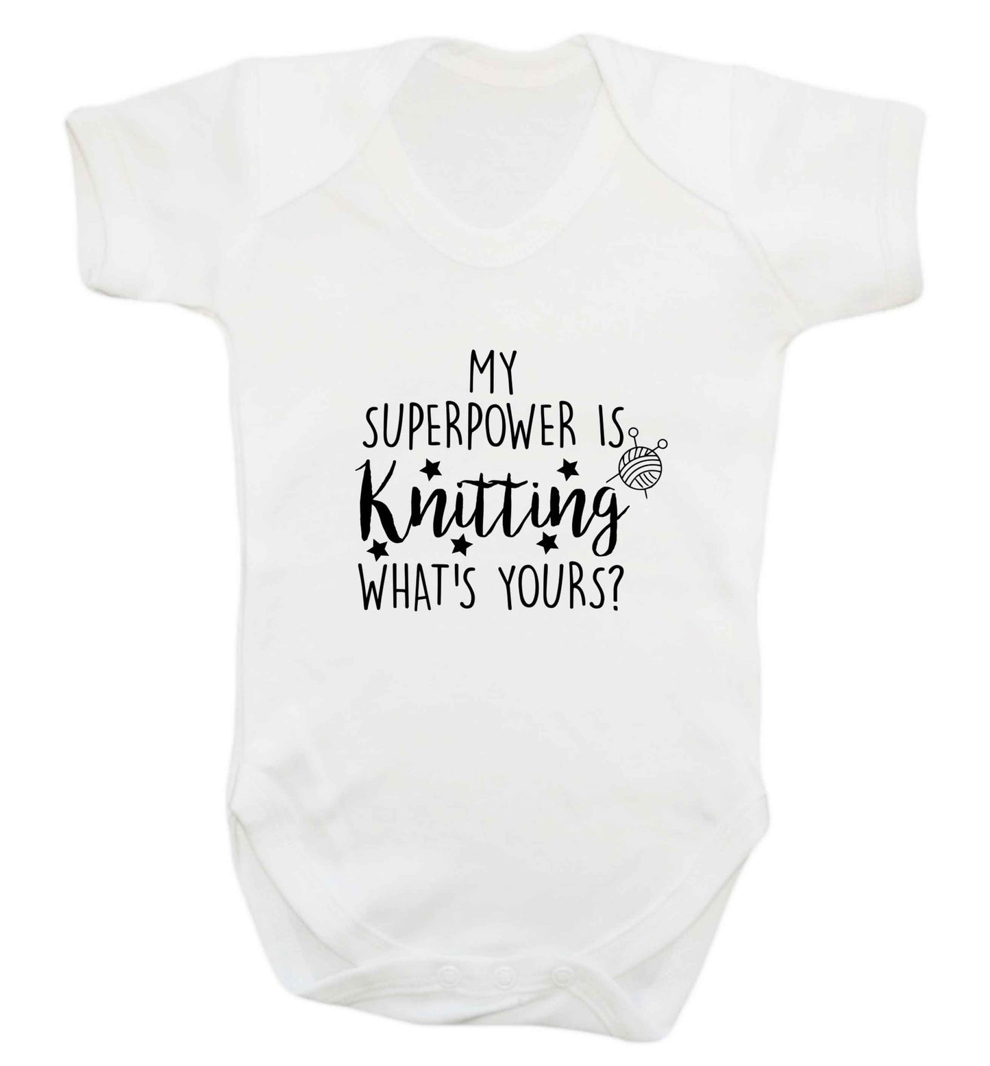 Merry Christmas baby vest white 18-24 months