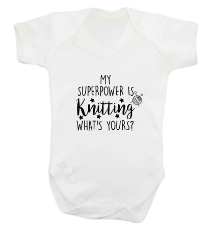 Merry Christmas baby vest white 18-24 months