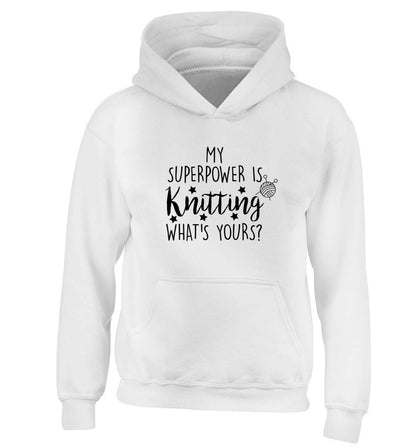 Merry Christmas children's white hoodie 12-13 Years