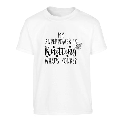 Merry Christmas Children's white Tshirt 12-13 Years