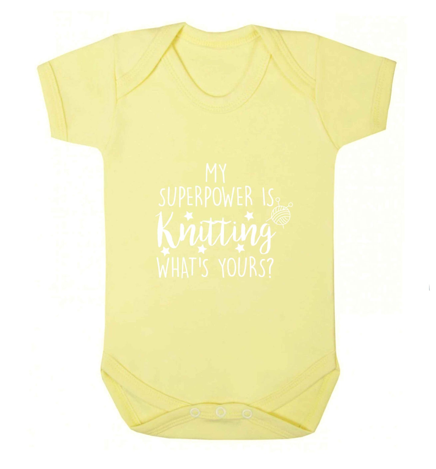Merry Christmas baby vest pale yellow 18-24 months