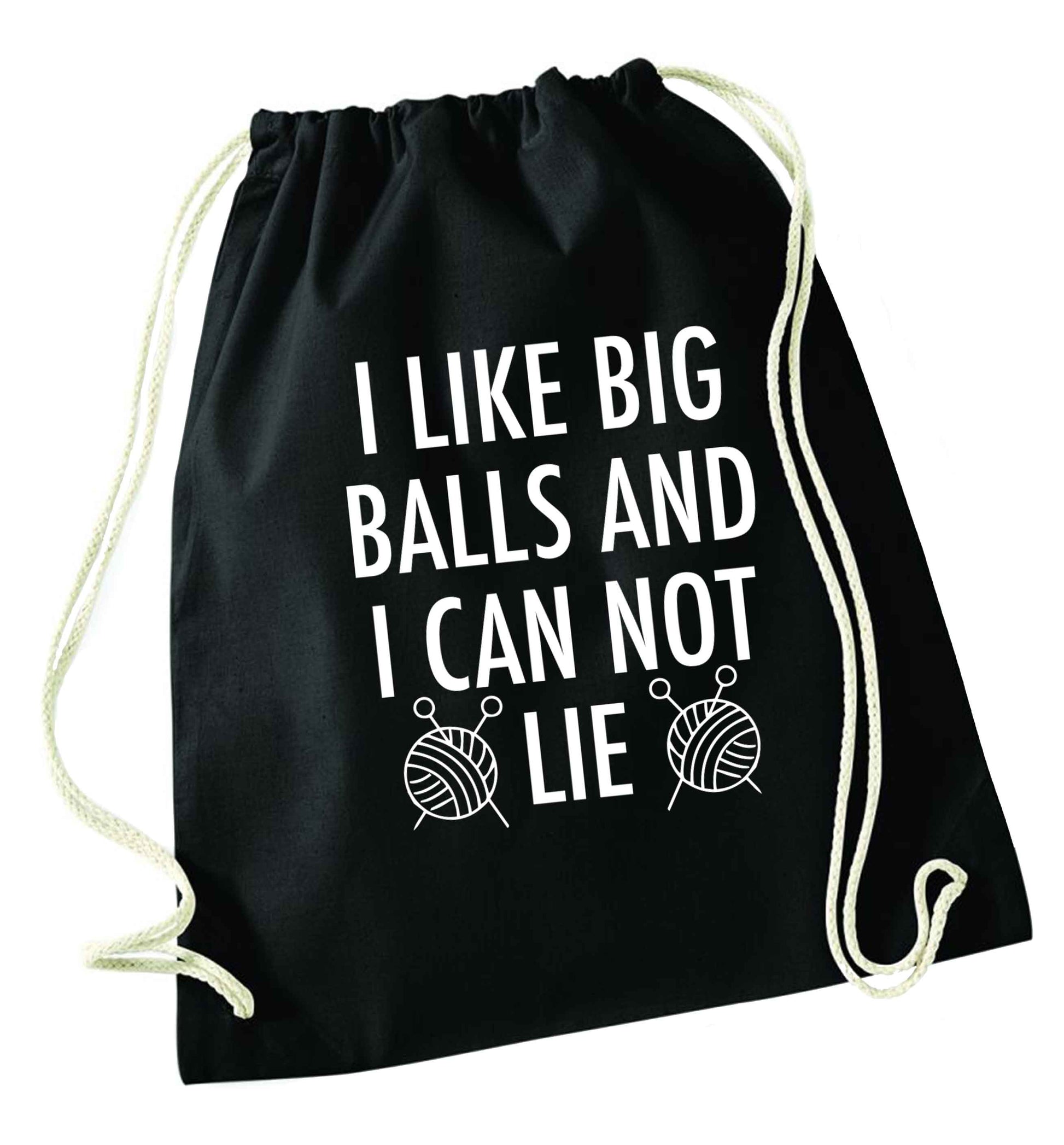 Merry Christmas black drawstring bag