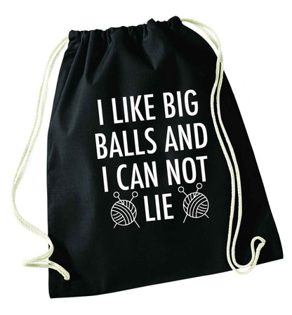 Merry Christmas black drawstring bag