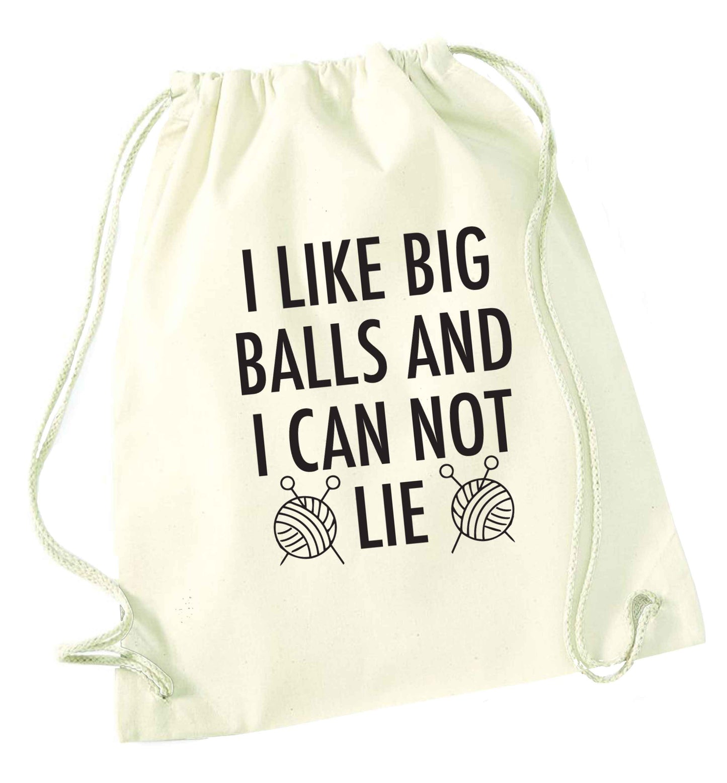 Merry Christmas natural drawstring bag
