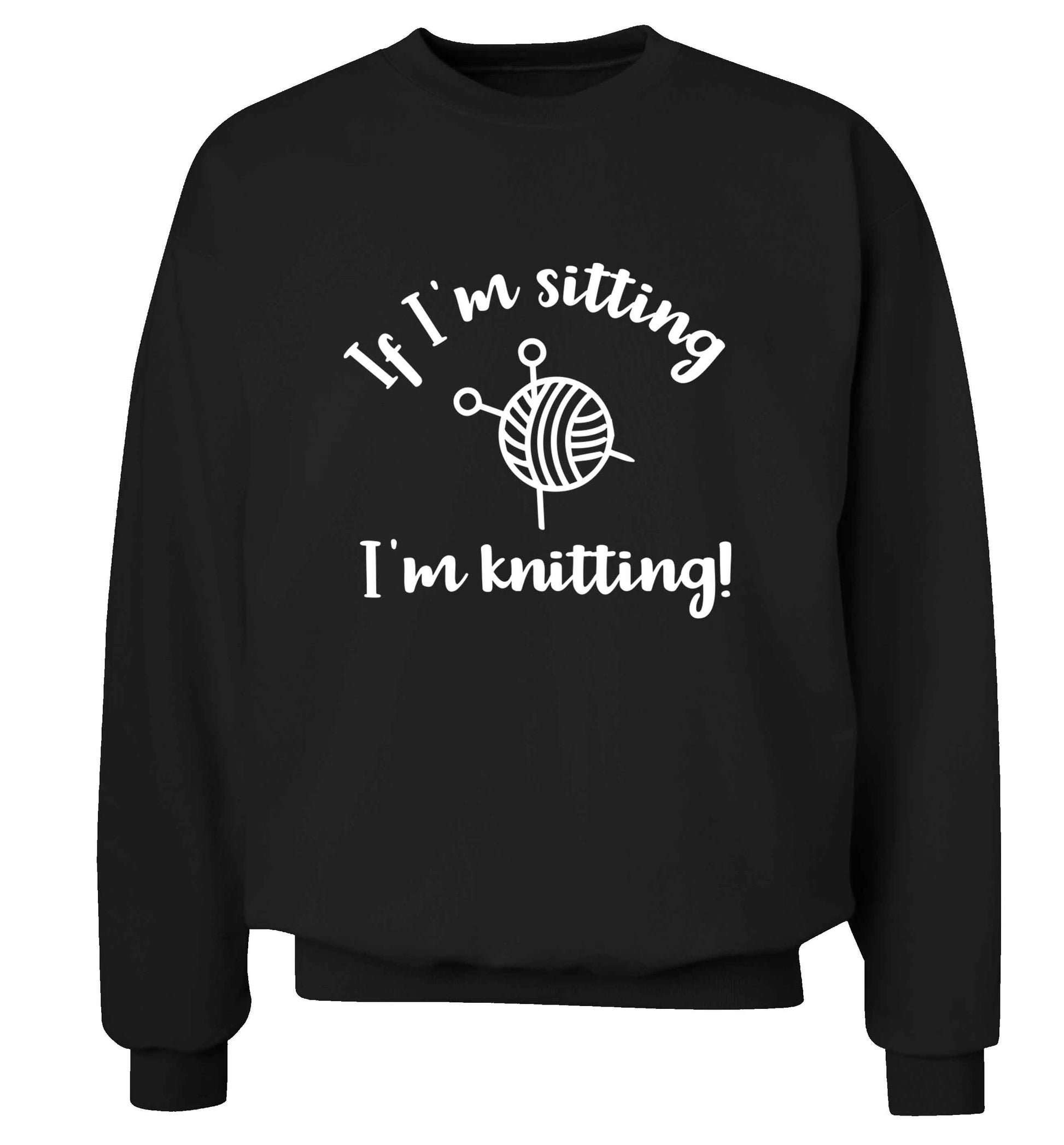 Merry Christmas adult's unisex black sweater 2XL