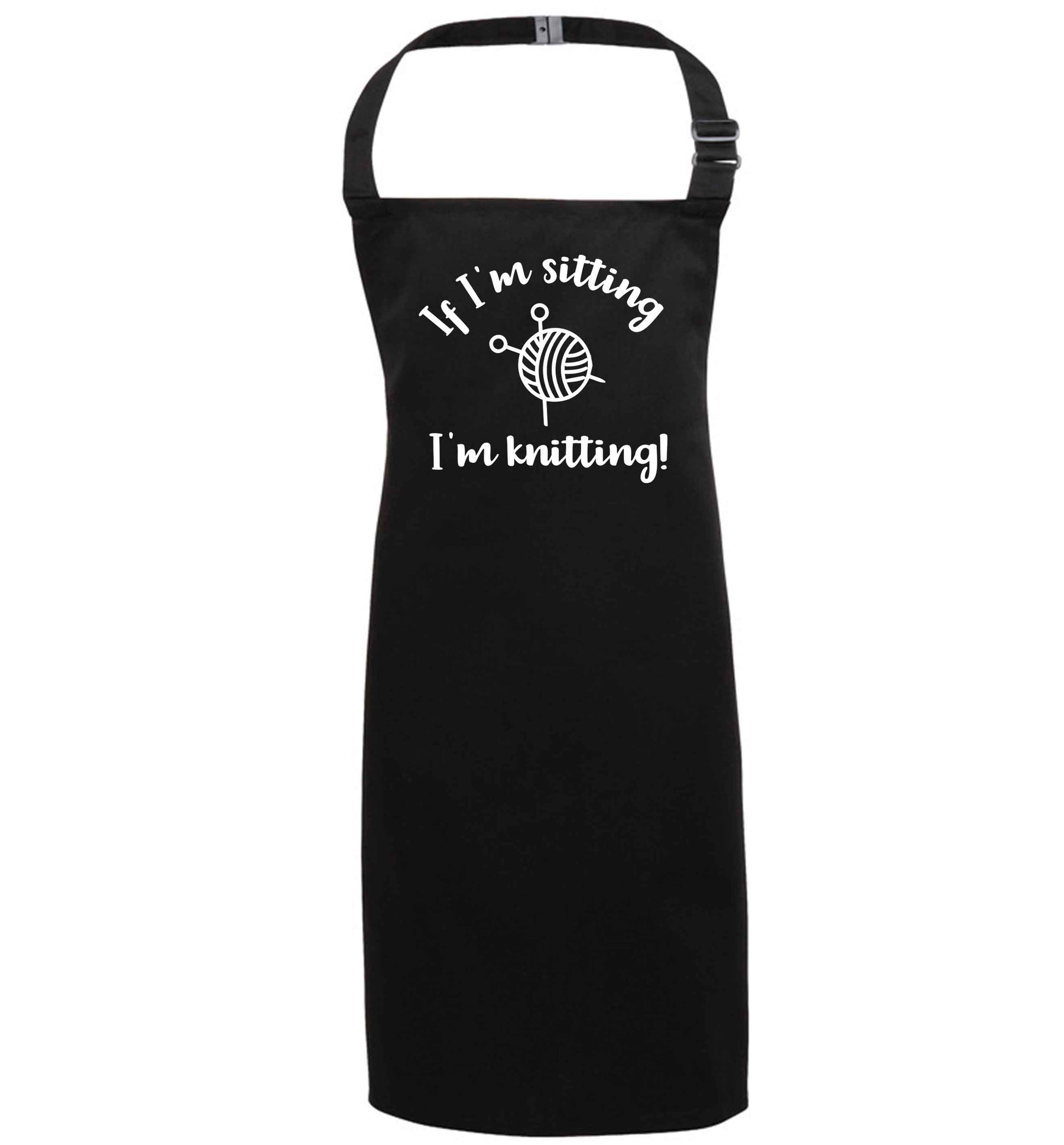 Merry Christmas black apron 7-10 years