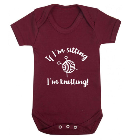 Merry Christmas baby vest maroon 18-24 months