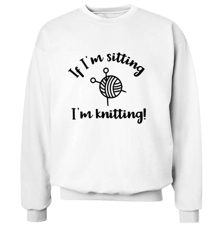 Merry Christmas adult's unisex white sweater 2XL