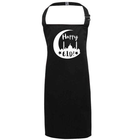 Happy Eid black apron 7-10 years