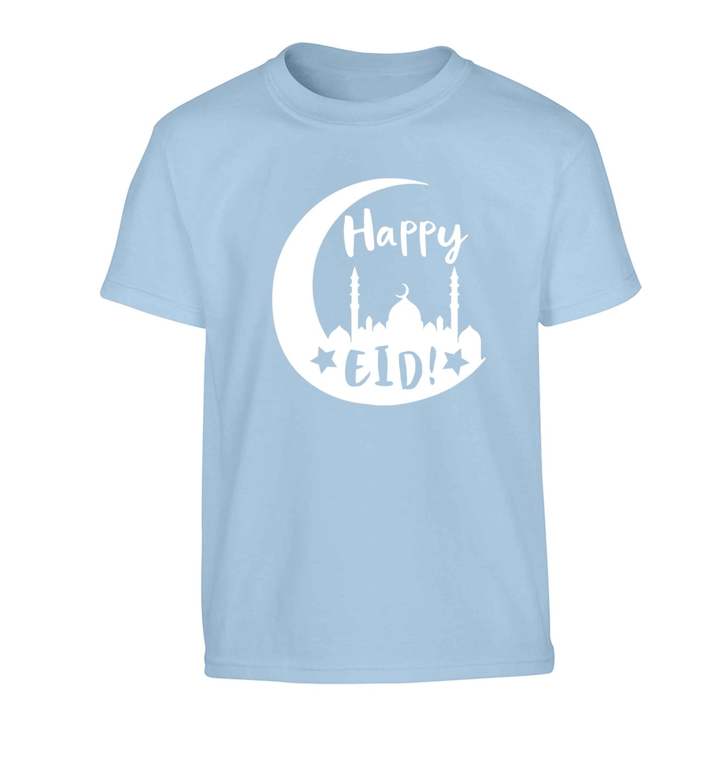 Happy Eid Children's light blue Tshirt 12-13 Years