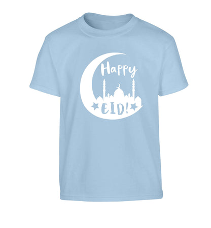 Happy Eid Children's light blue Tshirt 12-13 Years
