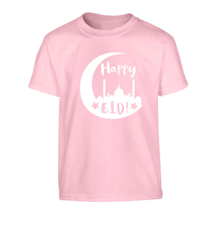 Happy Eid Children's light pink Tshirt 12-13 Years
