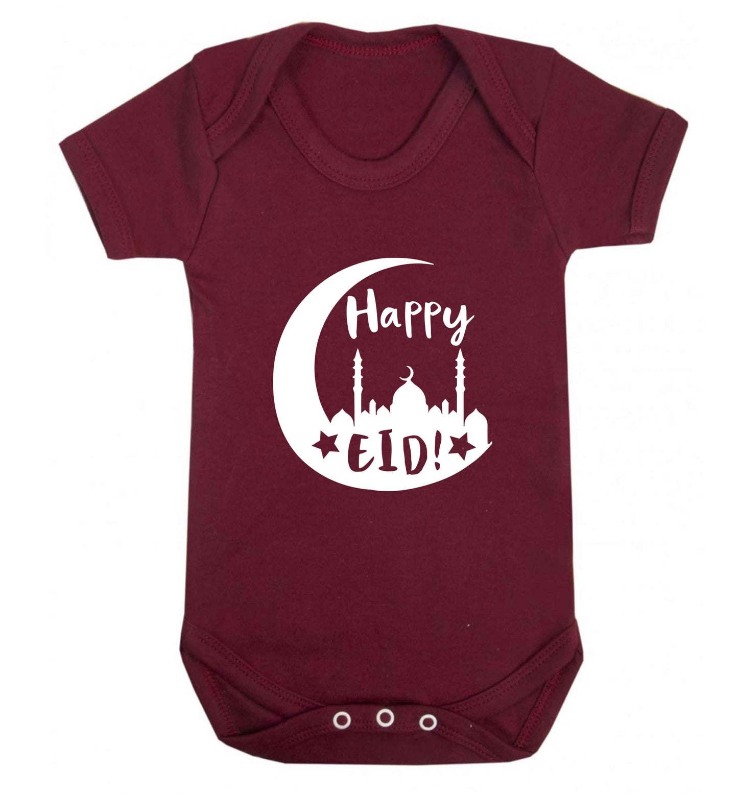 Happy Eid baby vest maroon 18-24 months