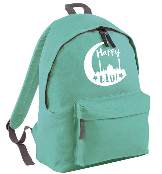 Happy Eid mint adults backpack