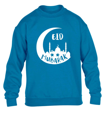 Eid mubarak children's blue sweater 12-13 Years