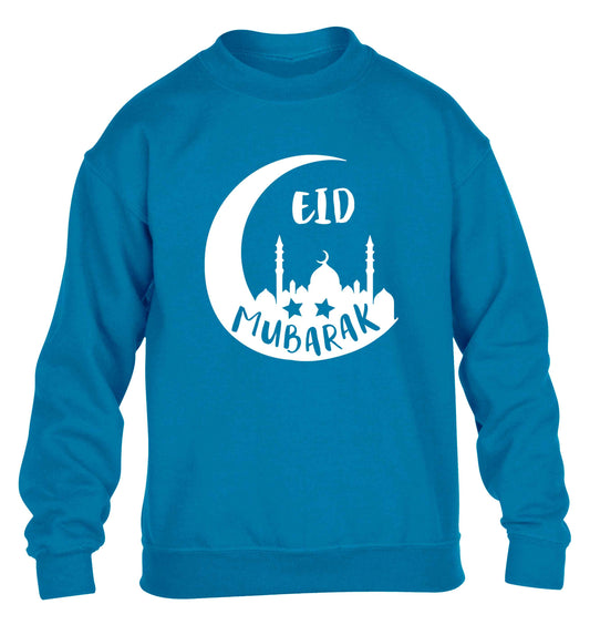 Eid mubarak children's blue sweater 12-13 Years