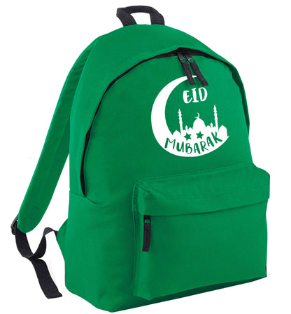 Eid mubarak green adults backpack