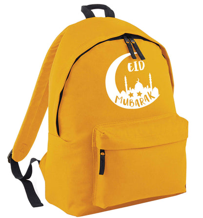 Eid mubarak mustard adults backpack