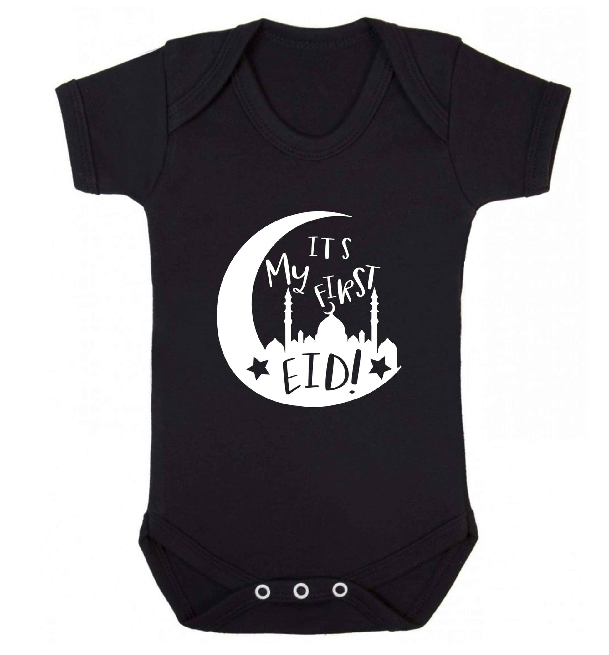 It's my first Eid moon baby vest black 18-24 months