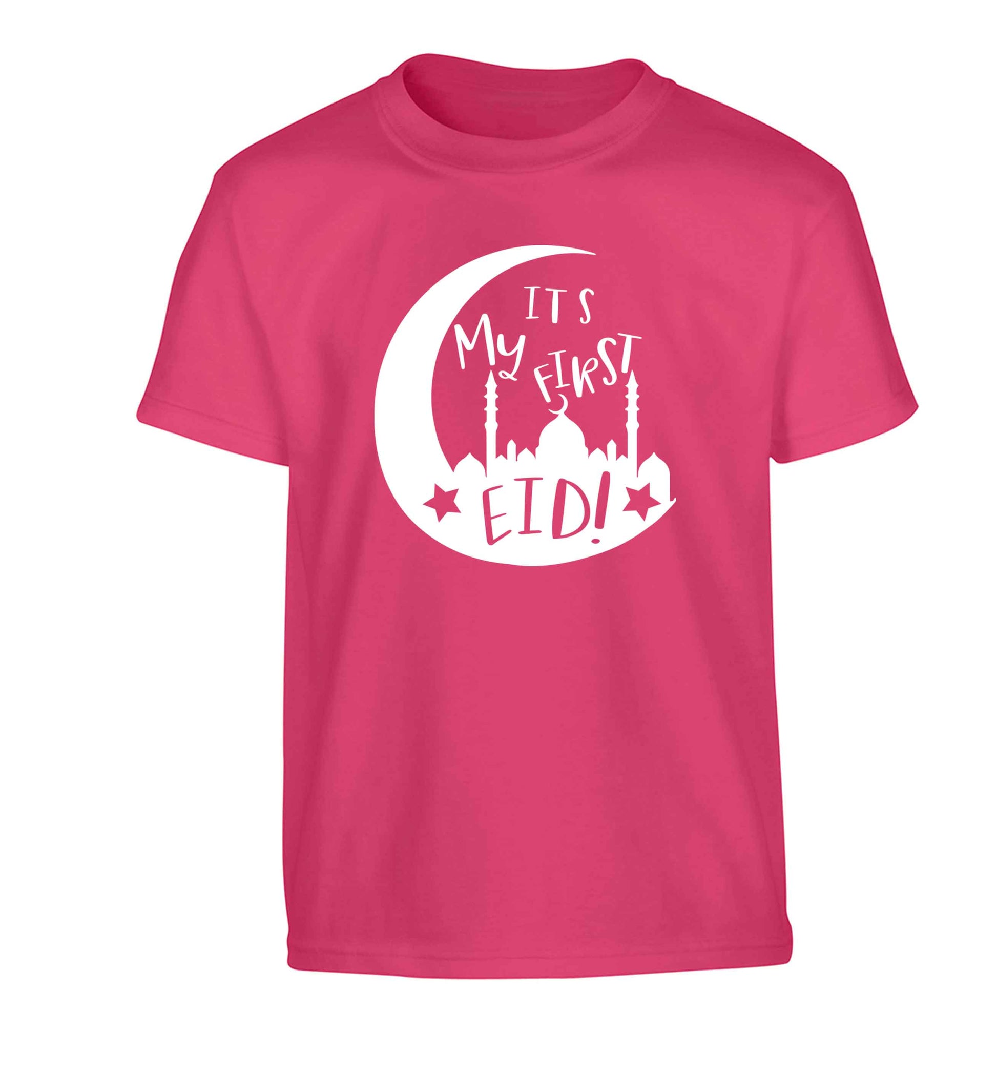 It's my first Eid moon Children's pink Tshirt 12-13 Years