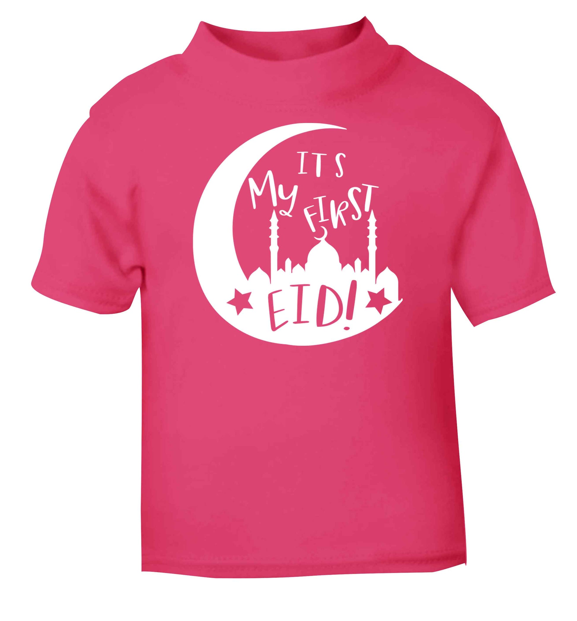It's my first Eid moon pink baby toddler Tshirt 2 Years