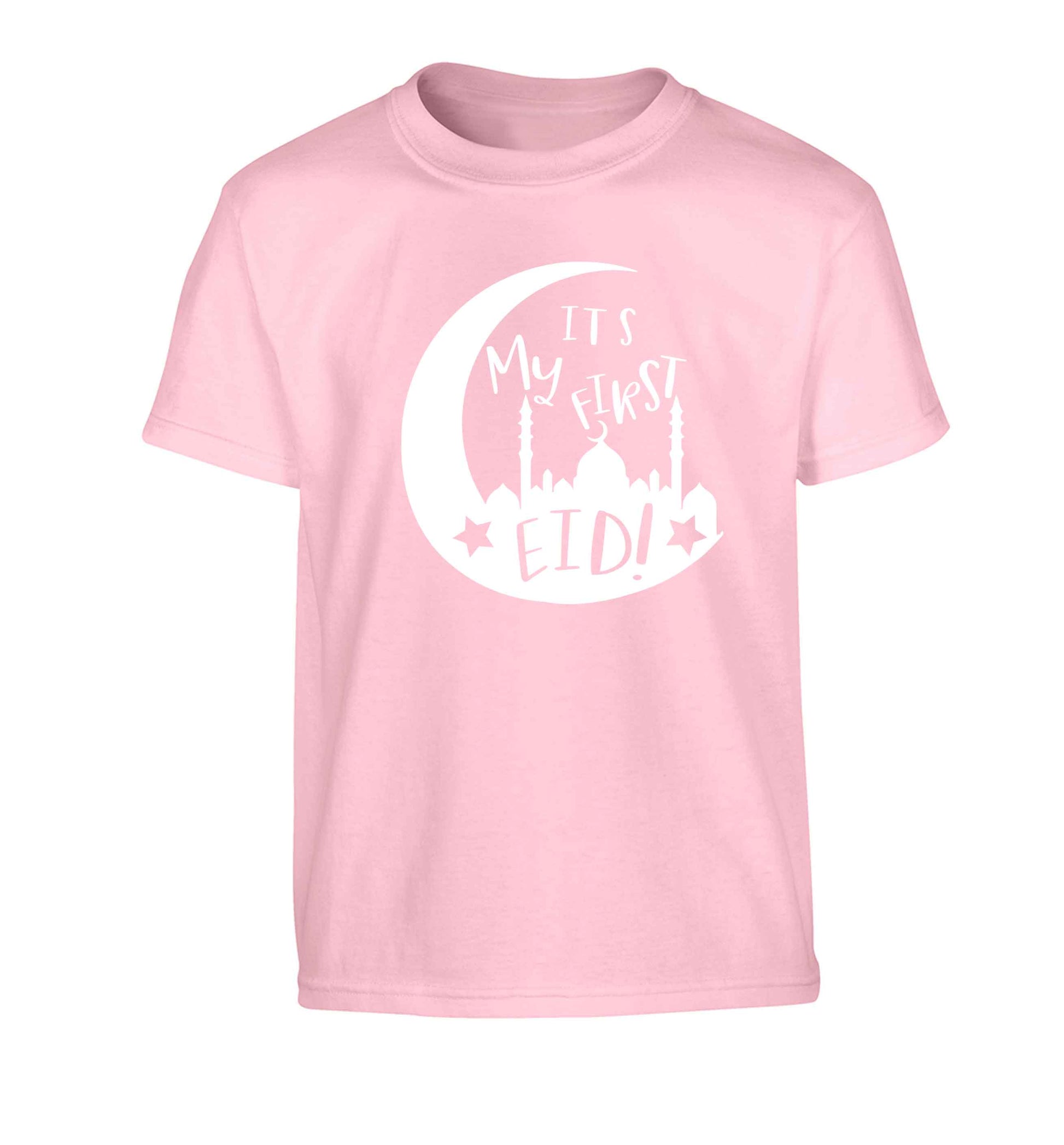 It's my first Eid moon Children's light pink Tshirt 12-13 Years
