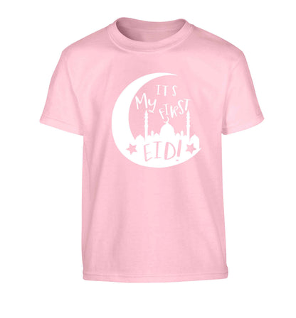 It's my first Eid moon Children's light pink Tshirt 12-13 Years