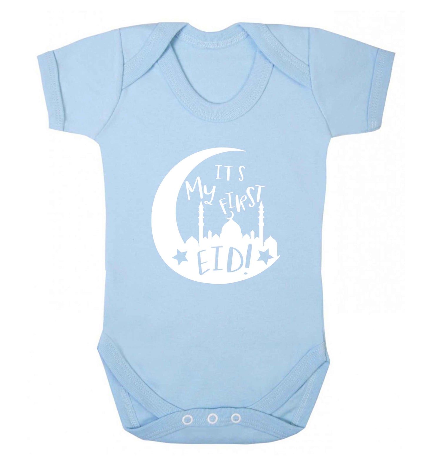 It's my first Eid moon baby vest pale blue 18-24 months