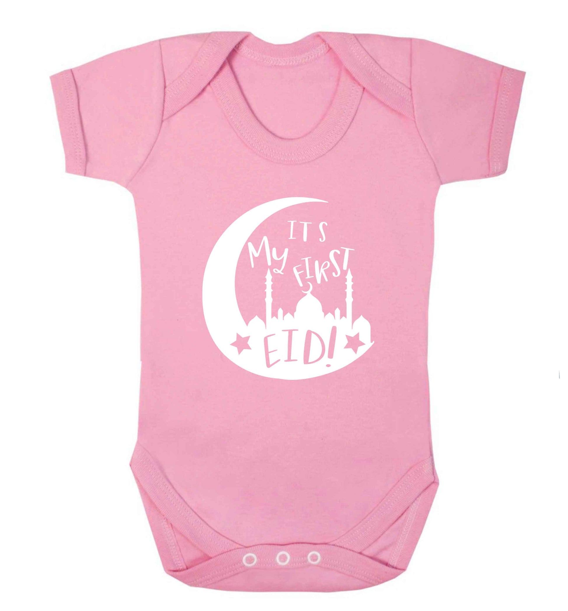 It's my first Eid moon baby vest pale pink 18-24 months