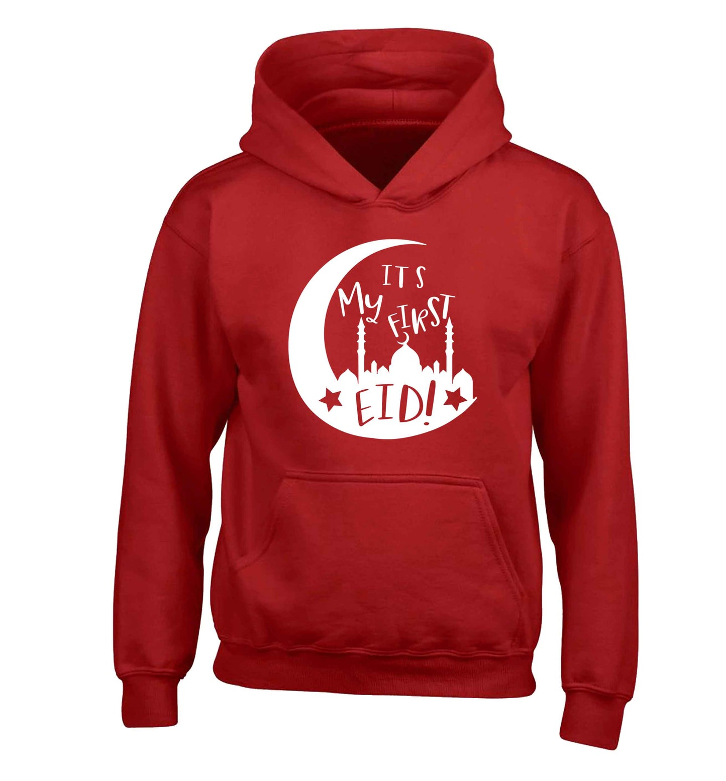 It's my first Eid moon children's red hoodie 12-13 Years